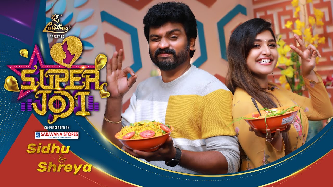 Super Jodi Fun Cooking - Sidhu & Shreya with Bala Kuraishi