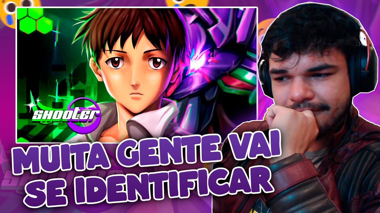 (É UM PERSONAGEM FORA DA CURVA) REACT Doente | Shinji Ikari (Neon Genesis Evangelion) | Shooter