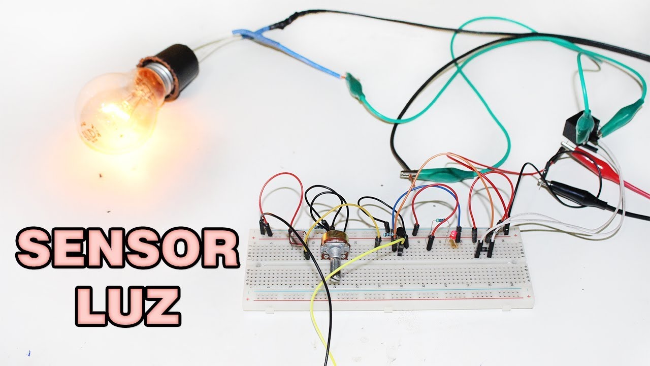 Faça sua Luz automática igual de poste ! ( SENSOR DE LUZ COM LDR )