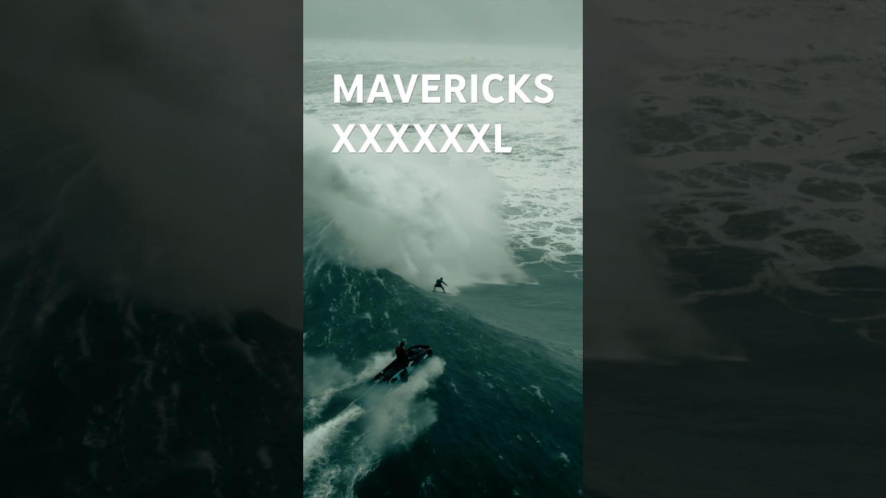 Backside of Mavericks XXL #surf #mavericks #bigwavesurfing