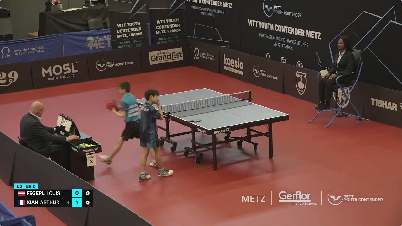 Louis Fegerl - Arthur Xian WTT Youth Contender Metz 2024 U11 Group