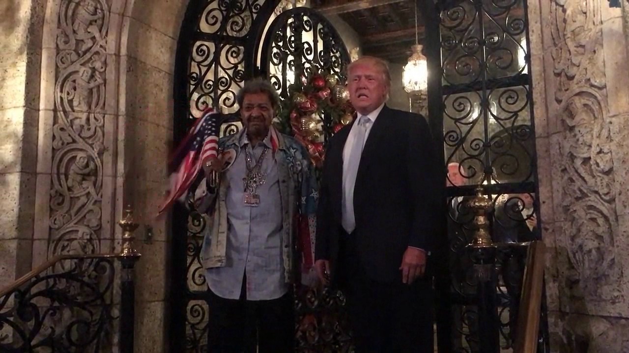 Donald Trump and Don King 2017