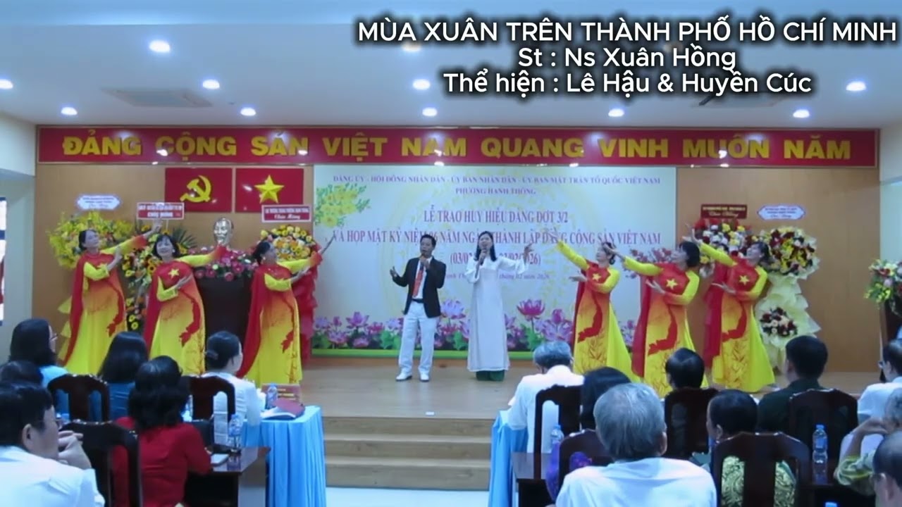 MÙA XUÂN TRÊN THÀNH PHỐ HỒ CHÍ MINH  St : Xuân Hồng Thể hiện : Lê Hậu và Huyền Cúc