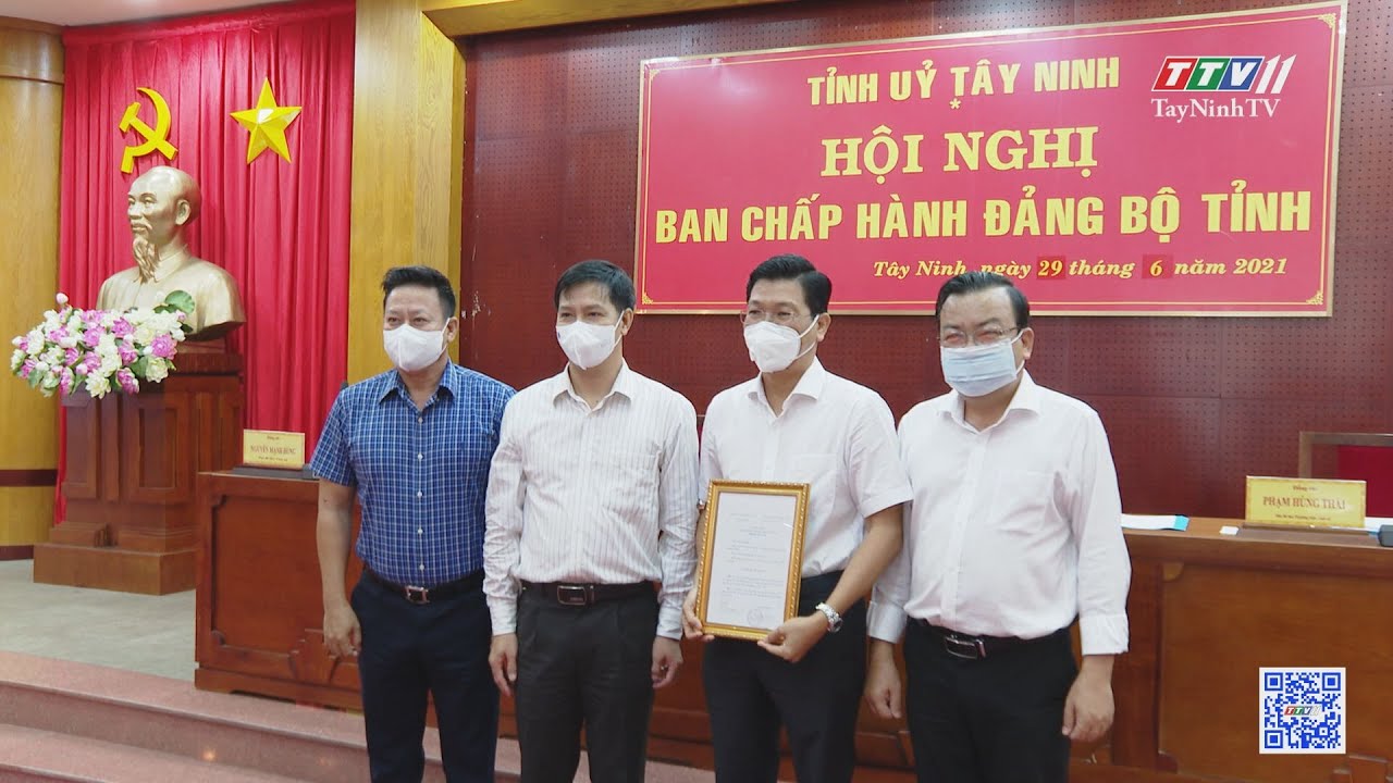 Đồng chí Nguyễn Mạnh Hùng giữ chức Phó Bí thư Tỉnh uỷ Tây Ninh | NHÂN SỰ MỚI | TayNinhTV