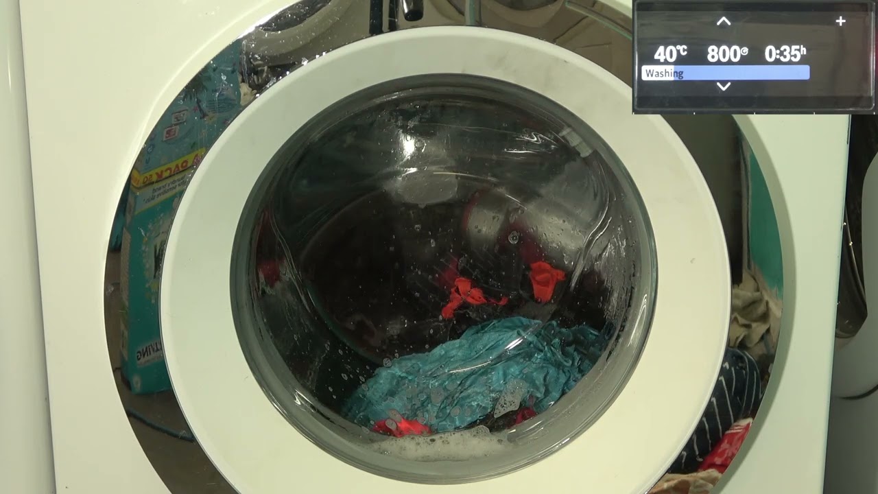 Sport wear 40'c / Bosch serie 8 4D WAX32GH4GB Washing machine