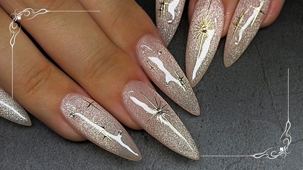 Stiletto Nails Refill Transformation | Simple Nail Design 