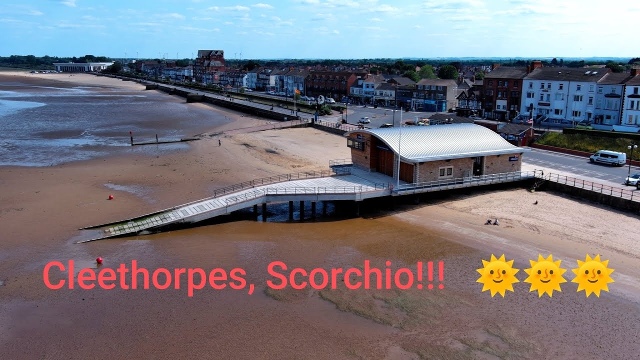 Baking Hot Day on Cleethorpes Beach....