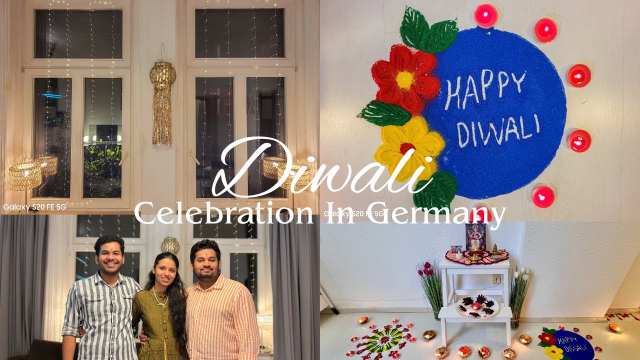 How I Celebrated Diwali in Germany | Koln Funfair Experience