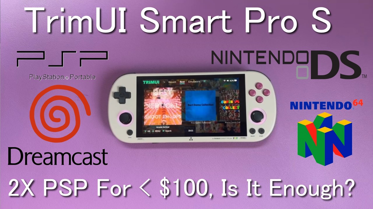 TrimUI Smart Pro S Review: Powerful Linux First Handheld
