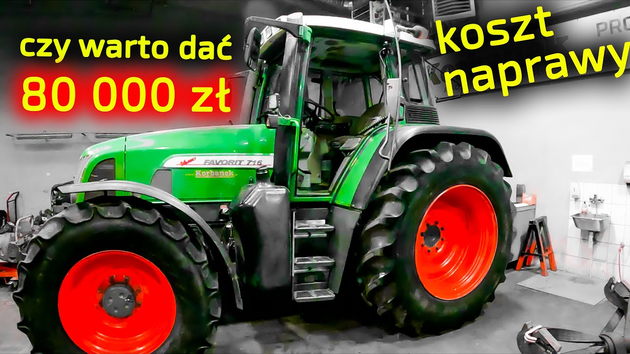 Wydał 80 000 zł za naprawę Fendt 716 👉Nowy taki ciągnik kosztuje wielokrotnie więcej [Korbanek]