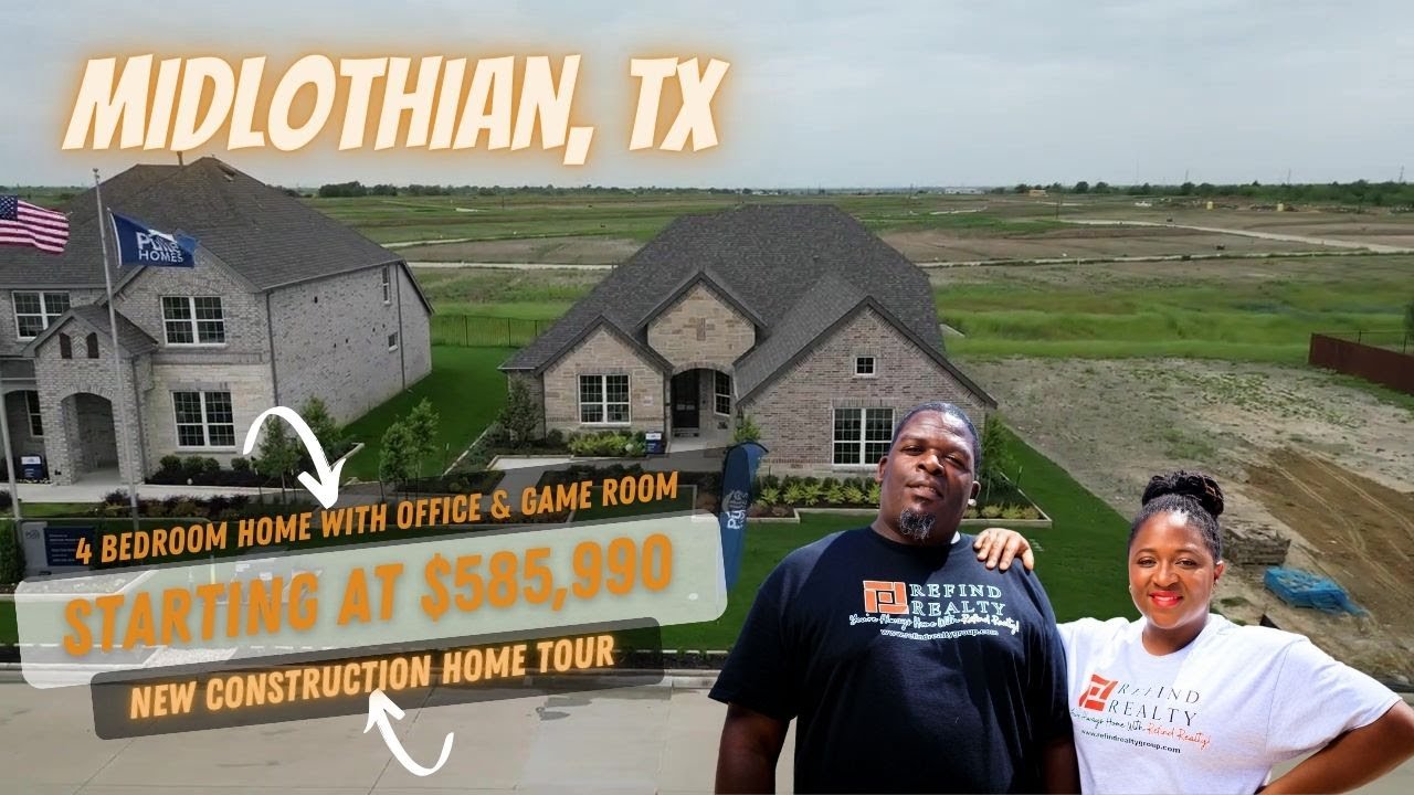 NEW CONSTRUCTION HOME IN MIDLOTHIAN, TX | THE CAMERON | PULTE HOMES | 31 MINS FROM DALLAS, TX