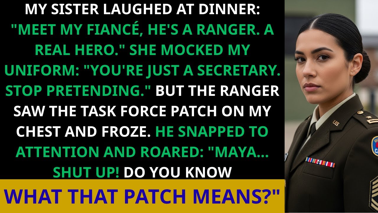 “My Fiancé Is A Real Hero,” My Sister Bragged—Until He Saw My Task Force Patch And Froze...