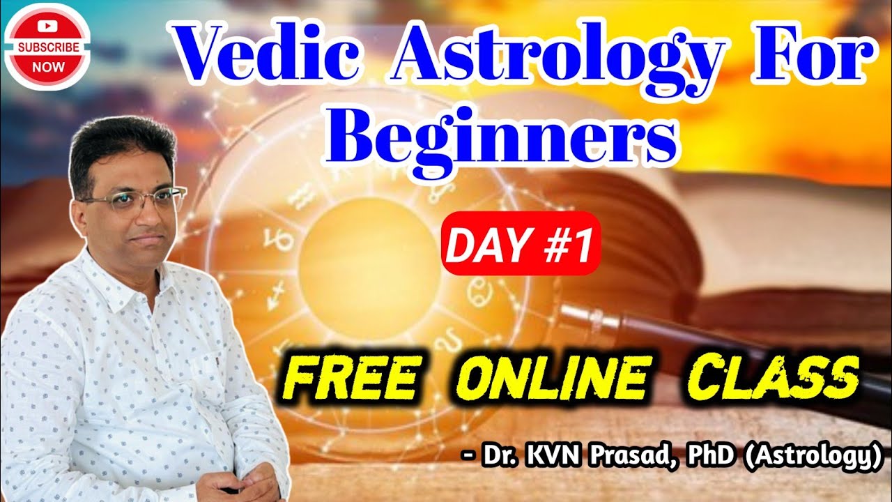 Astrology class free class - Part 1 | Vedic astrology for beginners | learn astrology online