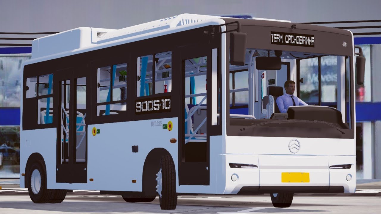 [Proton Bus Simulator] Golden Dragon ZhaoGe XML6705JEVY0C1 - Mapa CCS ZNSP v1.2 Linha 9005-10 TP
