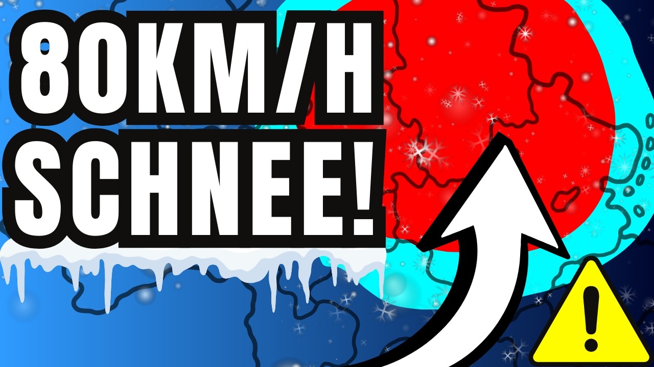 UNWETTER-ALARM! 80km/h Sturm & SCHNEE-BOMBE im Süden - ab SOFORT!