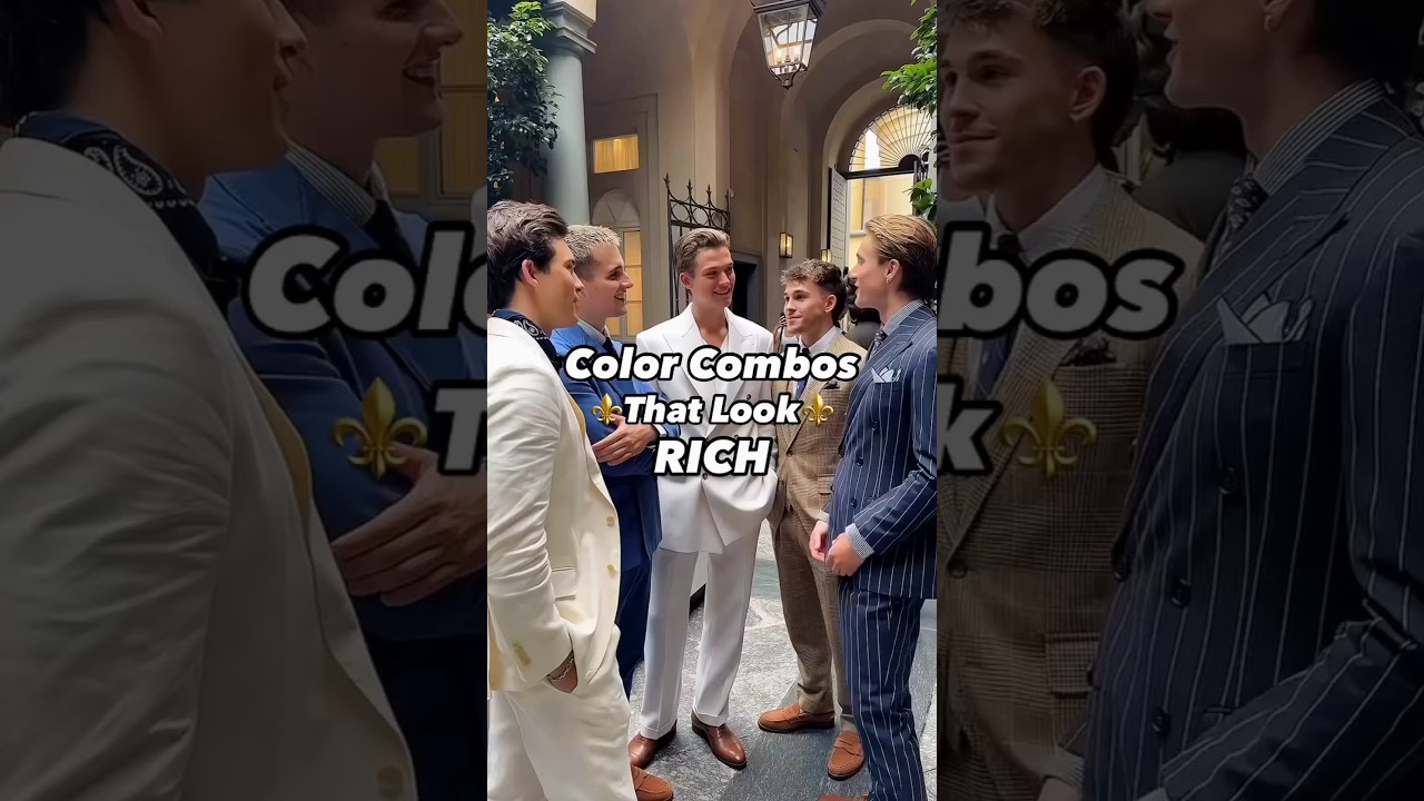 Rich Color Combos 😱 Part II #colorcombos #outfitinspo #mensfashion #fashiontips #thegroomingmantra