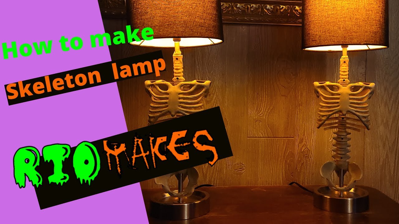 skeleton lamp