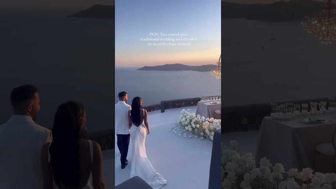 The best elopement wedding there is✨❤️ #destinationwedding #elopmentwedding @DemandIka