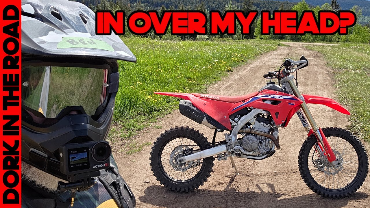 Overweight, Incompetent Dual Sport Rider vs Honda CRF250RX Race Bike