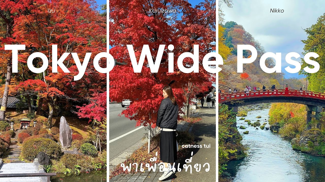 พาเพื่อนเที่ยวญี่ปุ่น 3 วันเต็ม! ด้วย Tokyo Wide Pass 🚄