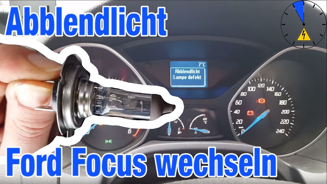 Abblendlicht Ford Focus wechseln