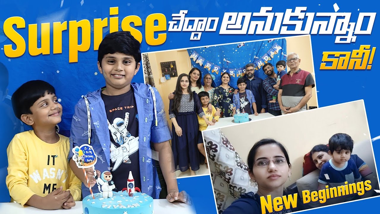 #Vlog New beginnings | Birthday ki Surprise chedam anukunnam kani🤪 #voiceofvasapitta #teluguvlogs