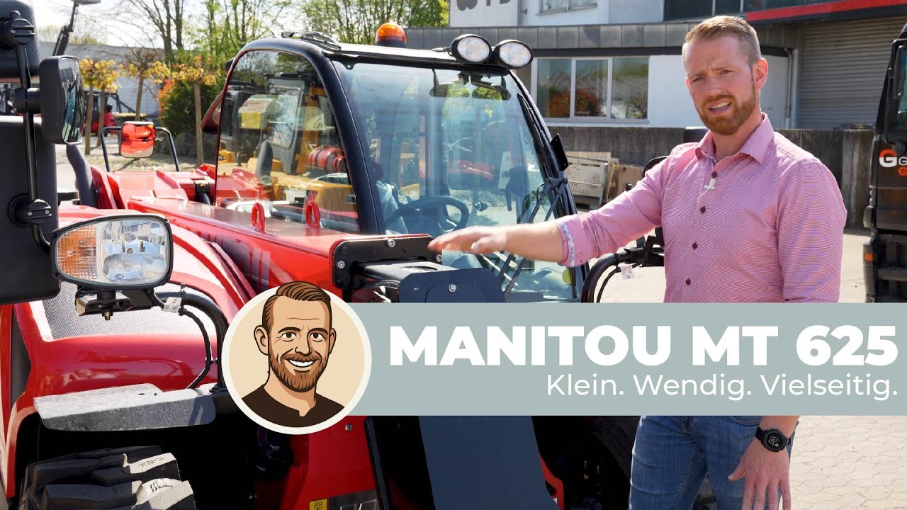 Manitou MT 625 - Kompakter Teleskoplader für enge Einsätze | StaplerTV