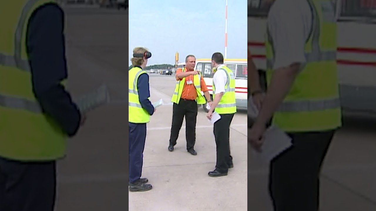 Ground Staff Clash Sparks Scene in Front of Passengers #airline #shorts