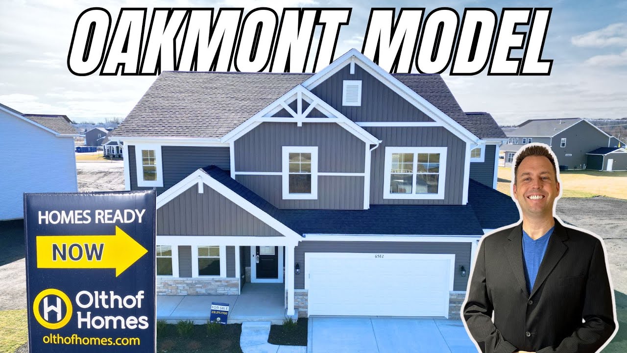 Olthof Homes, Oakmont Model | 4 Bed | 3 Bath | Canyon Creek Subdivision | Schererville, Indiana