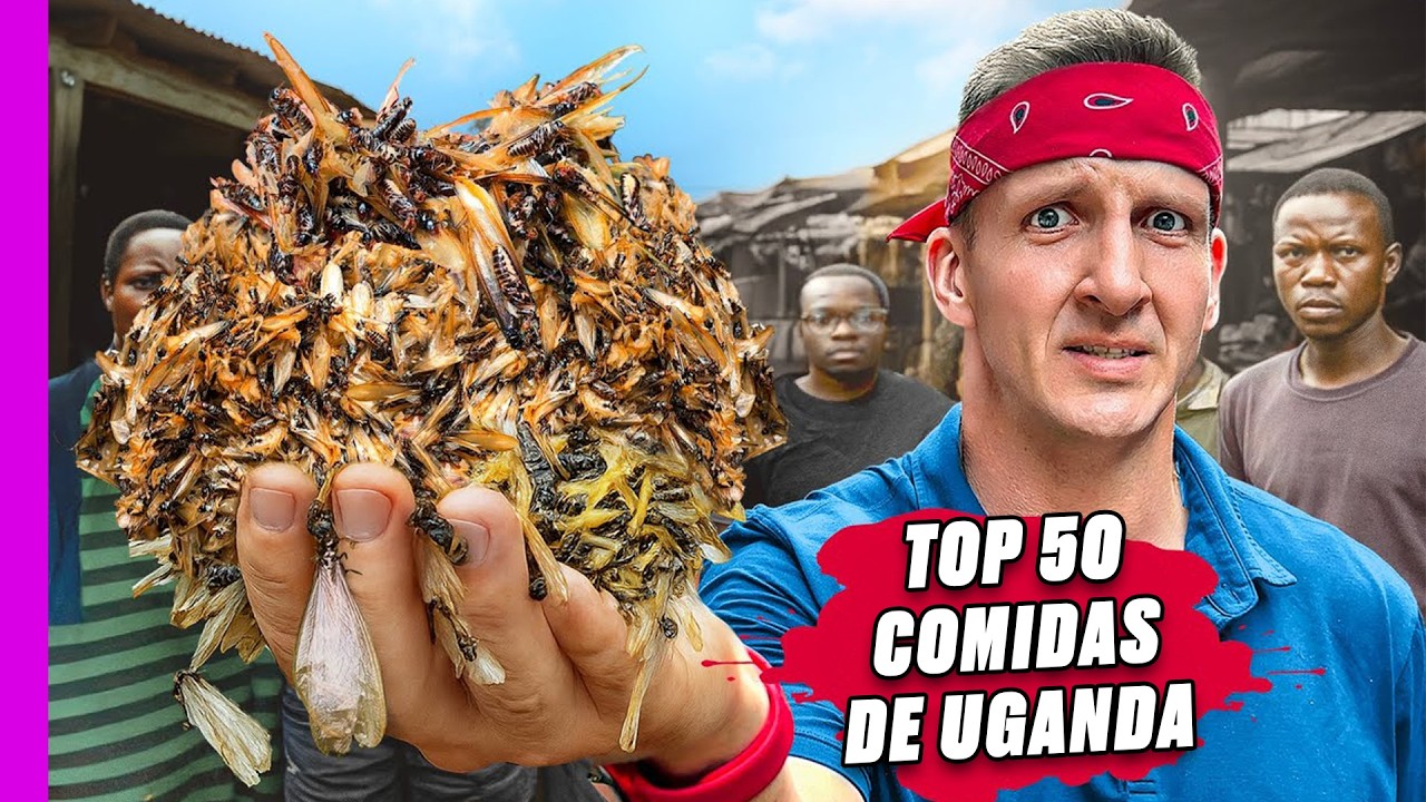 &iexcl;Debes probar esto antes de morir! &iexcl;Street food extremo de Uganda!