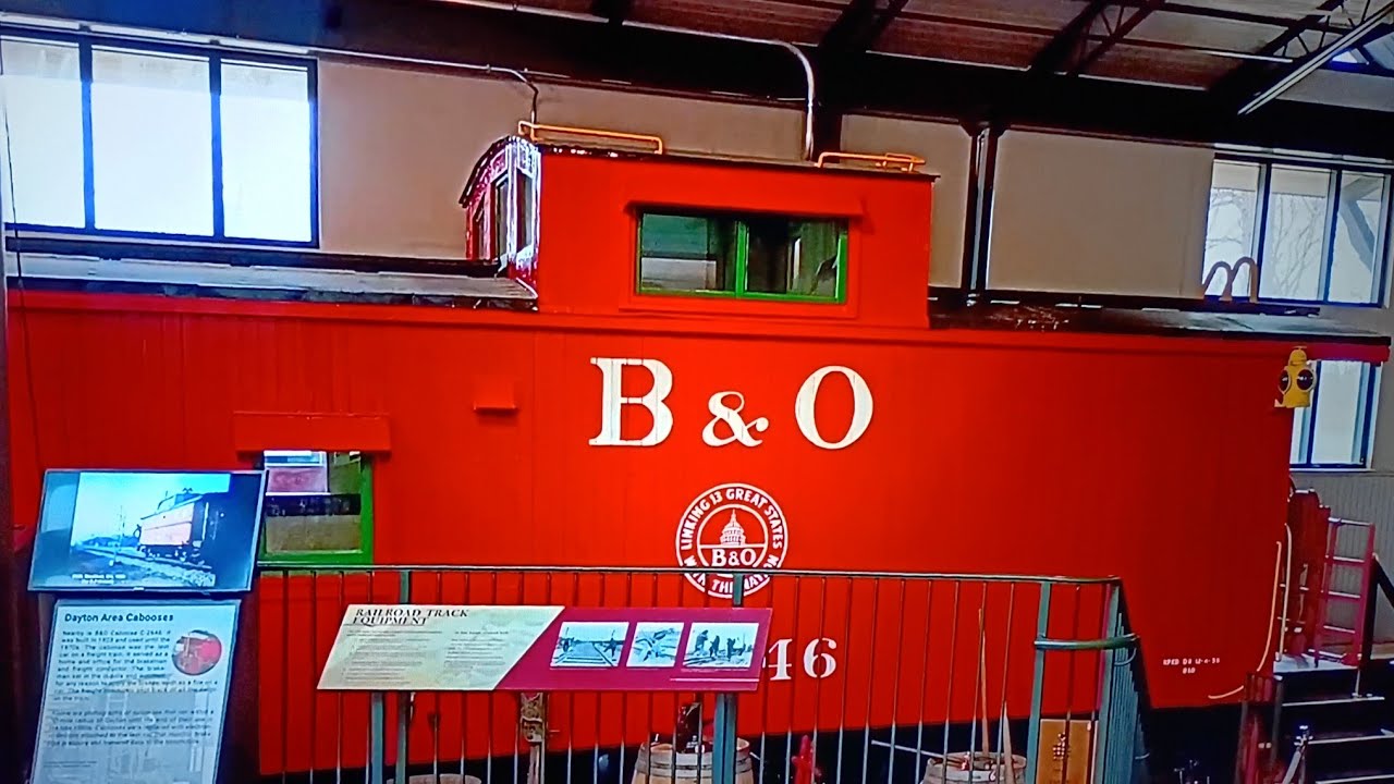 A look inside of a B&O caboose and passenger car