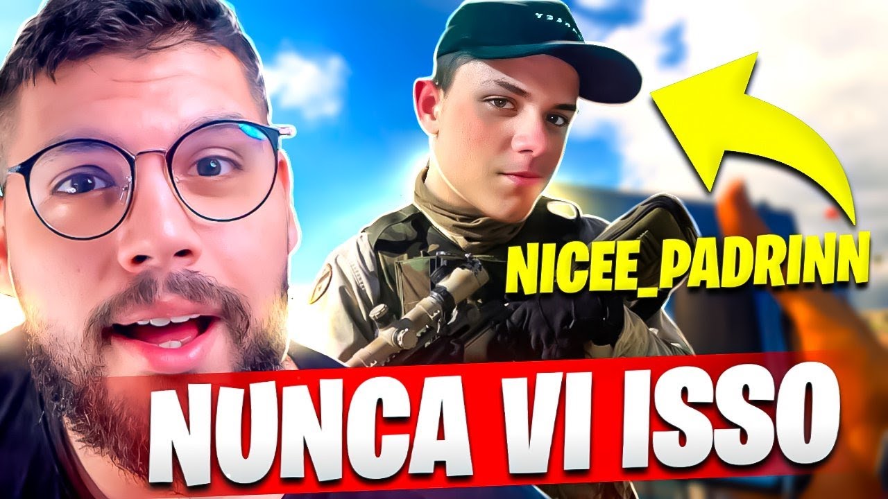 é real! esse PRÓ Brasileiro é um dos maiores talentos que eu já vi no warzone! niceee padrinnn react