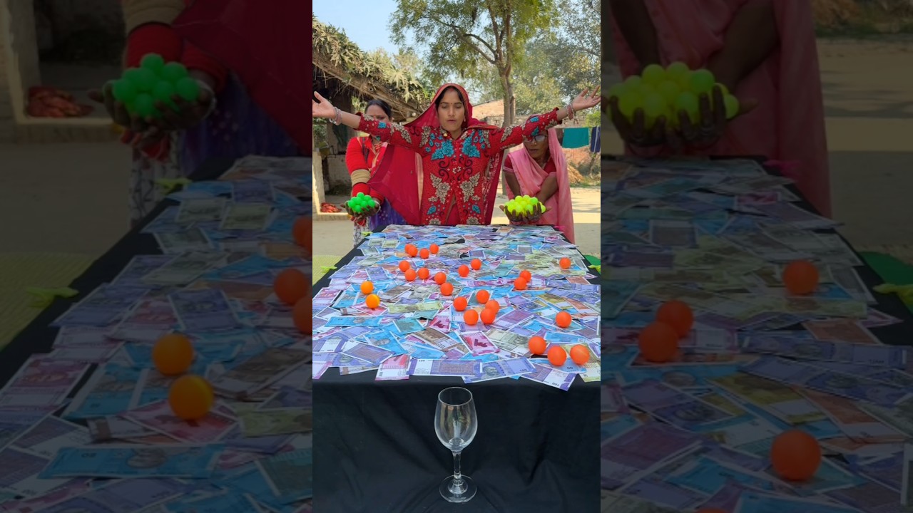 best sister vs red &hearts;️ vs yallow boll roll family challenge ✅ #shorts #game #challenge