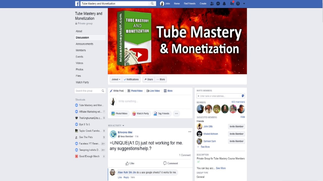 Matt Par Tube Mastery And Monetization Course Results $500 In 1 Month