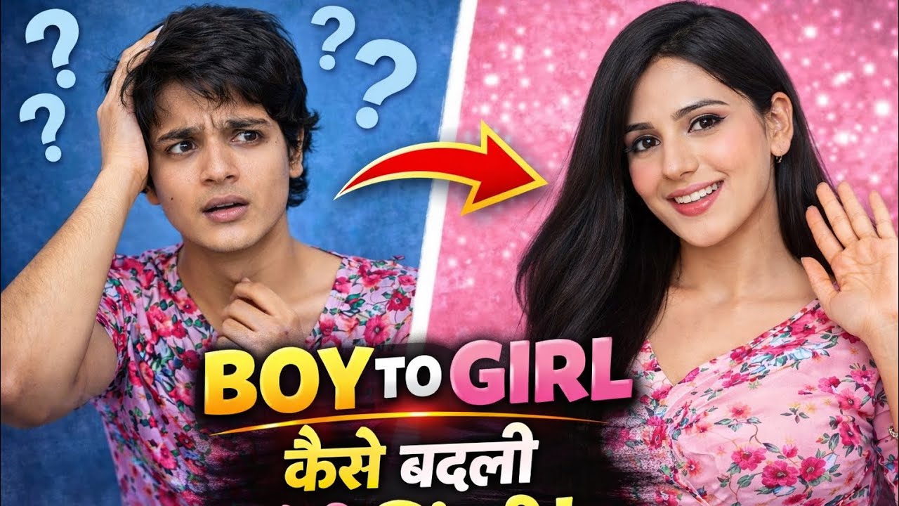 Boy To Girl Transformation 😍 | Male To Female Western Look Reveal