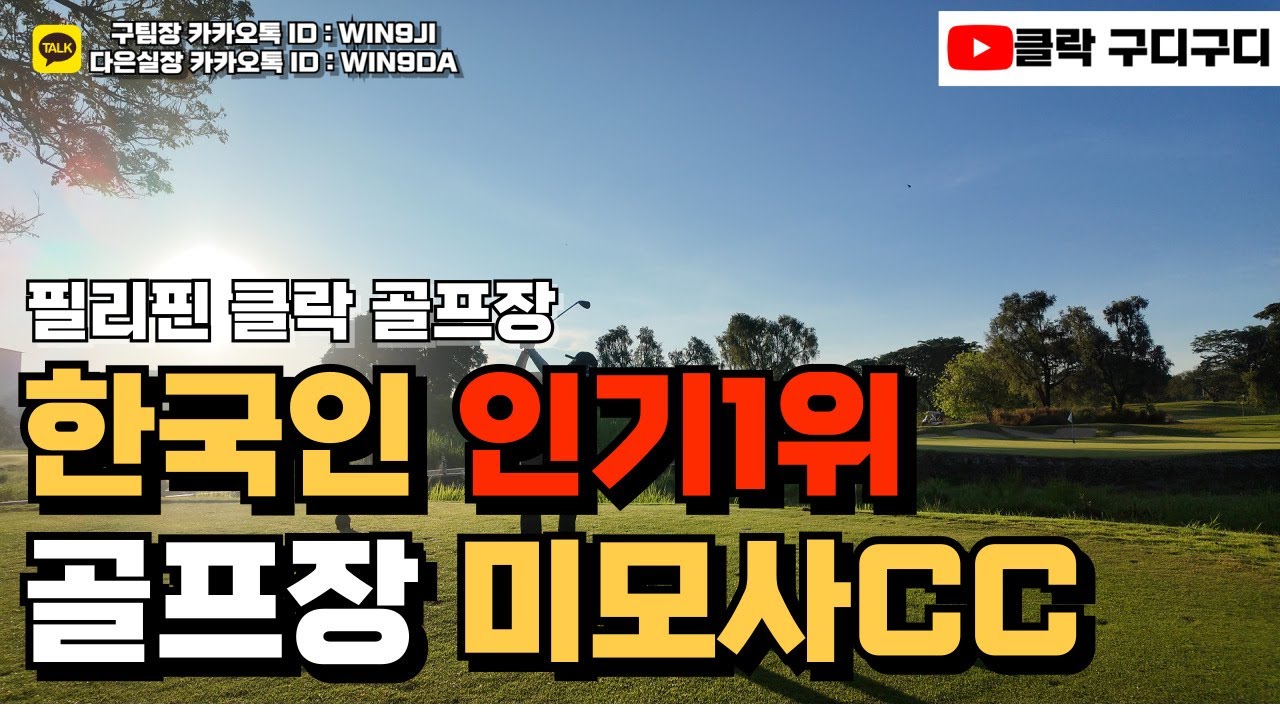 미모사 골프장 후기 한국인 단골이 많은 진짜 이유