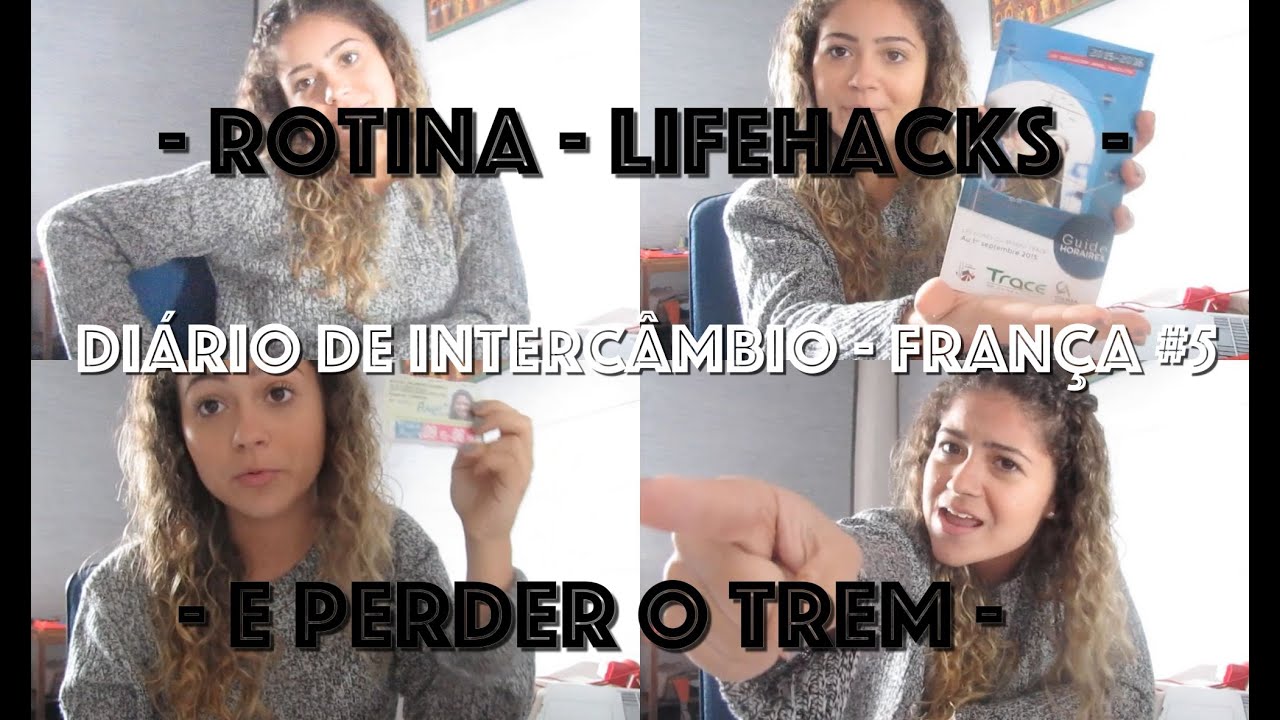 Rotina, LifeHacks e PERDER O TREM! | Diário de Intercâmbio - França #5