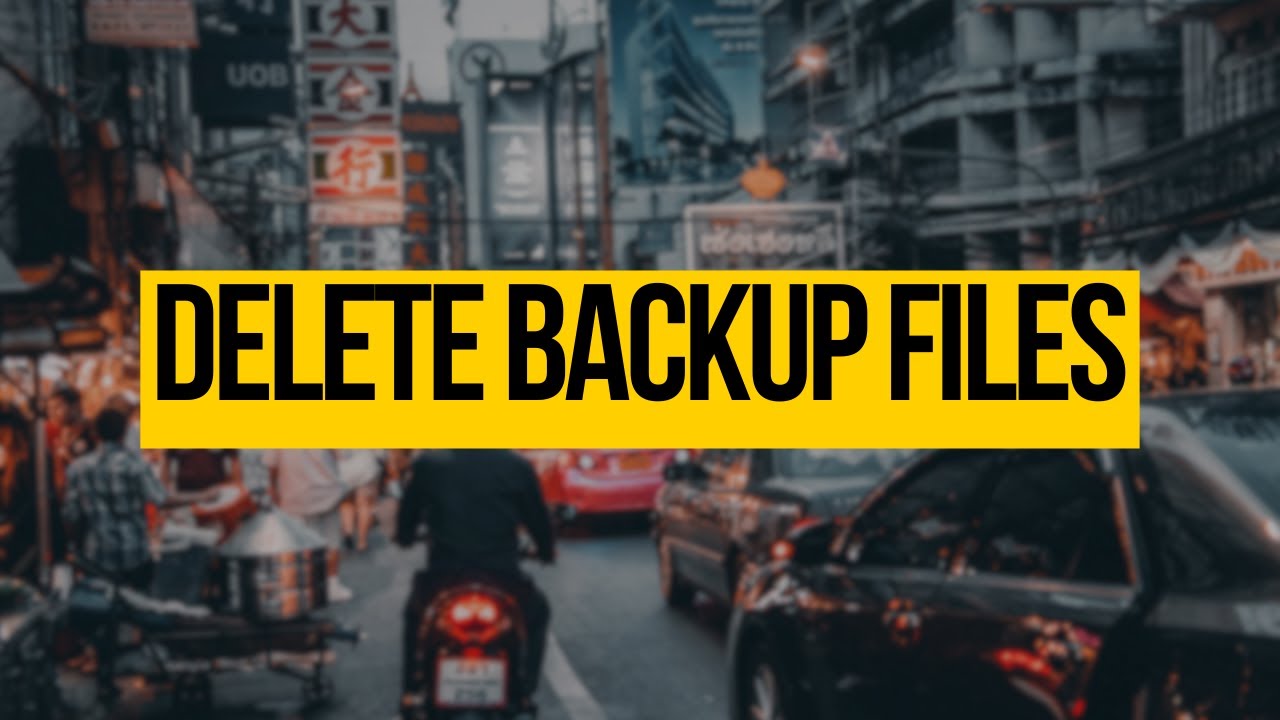 Auto Delete Old Backup File to Save Space in Filmora 13