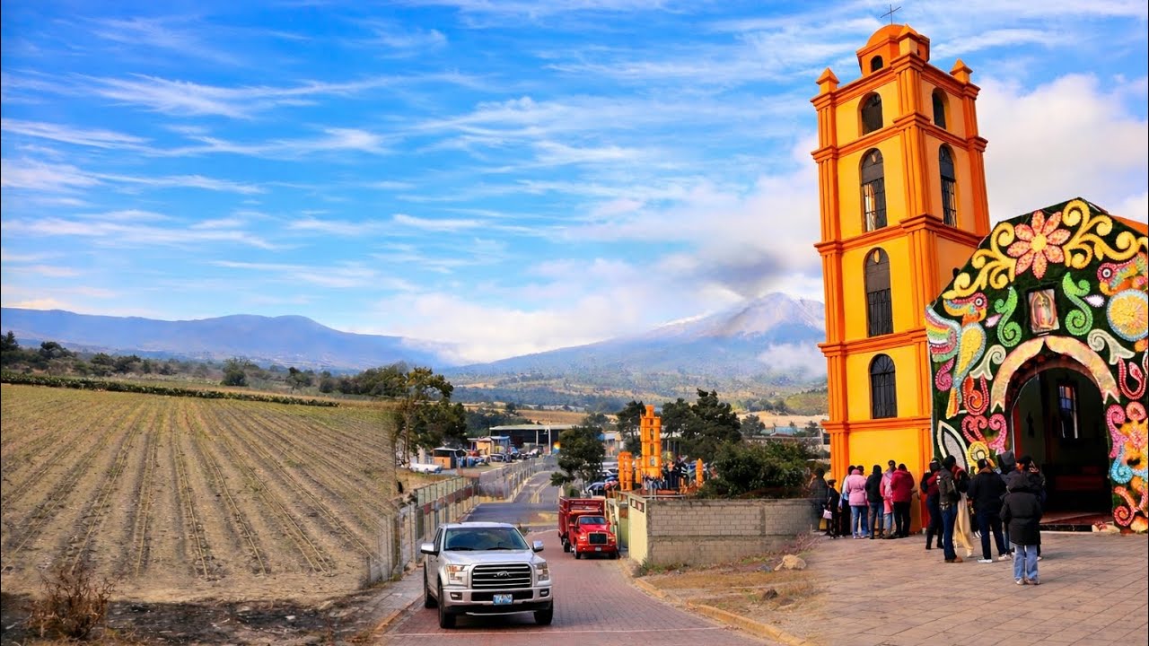 Mostrándoles Parte de mi pueblo y camino hacia puebla puebla