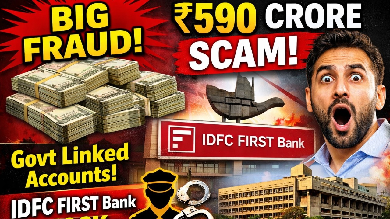₹590 Crore Fraud in IDFC FIRST Bank - Financial Impact & Investor Analysis Haryana Accounts Exposed!