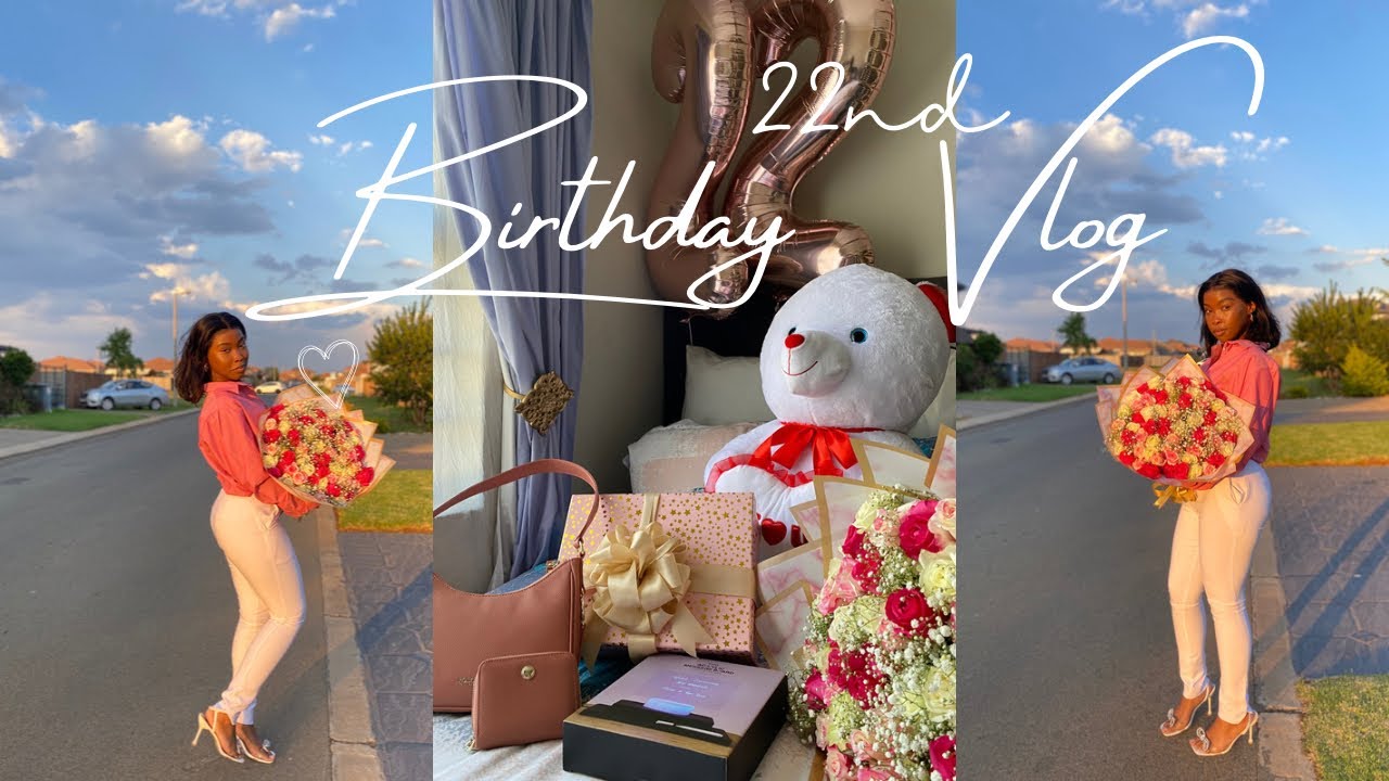 22nd BIRTHDAY VLOG! | Gift unboxing | Umemulo attendance | SOUTH AFRICAN YOUTUBER