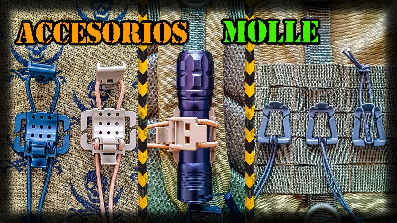 Accesorios Molle soporte de linterna