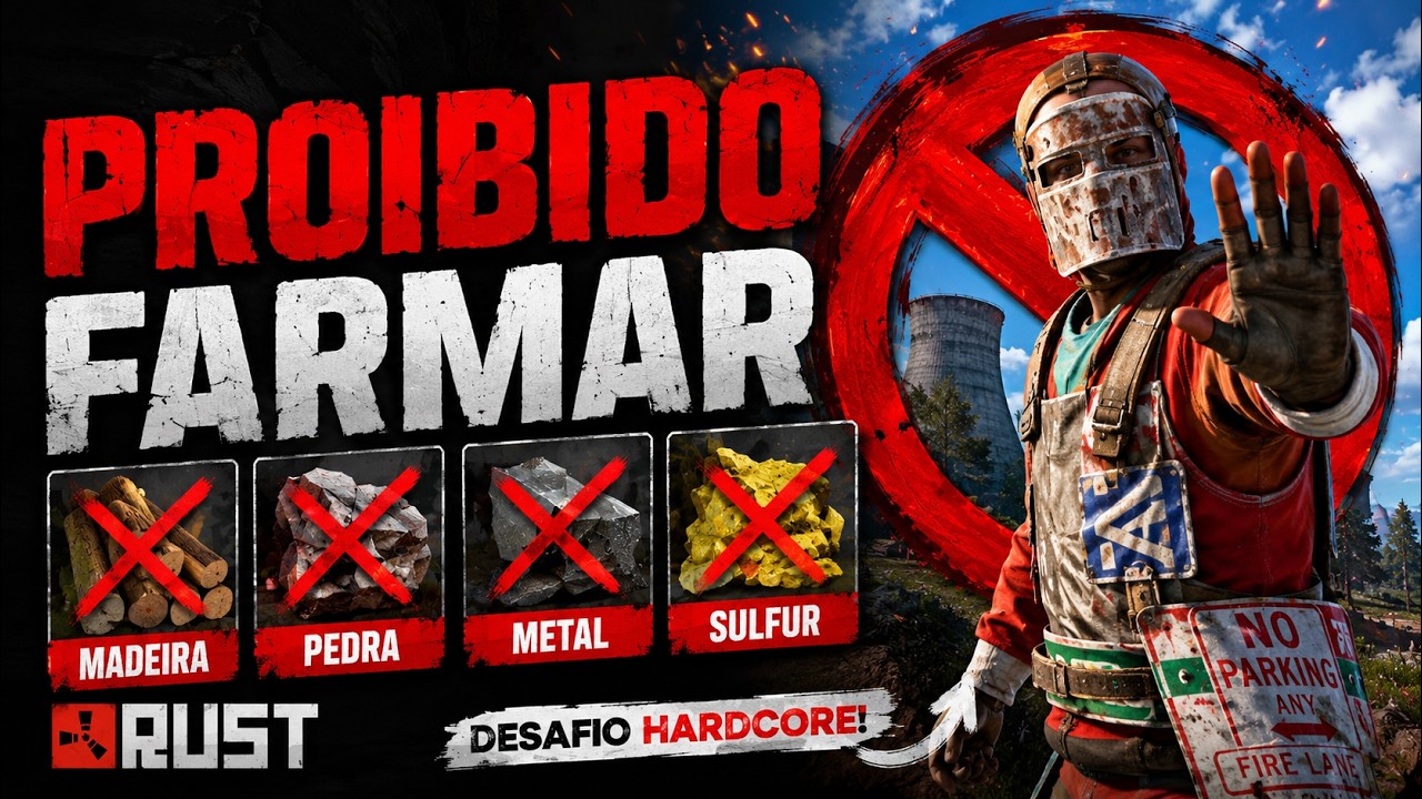 RUST porem estou PROIBIDO de FARMAR!!!!