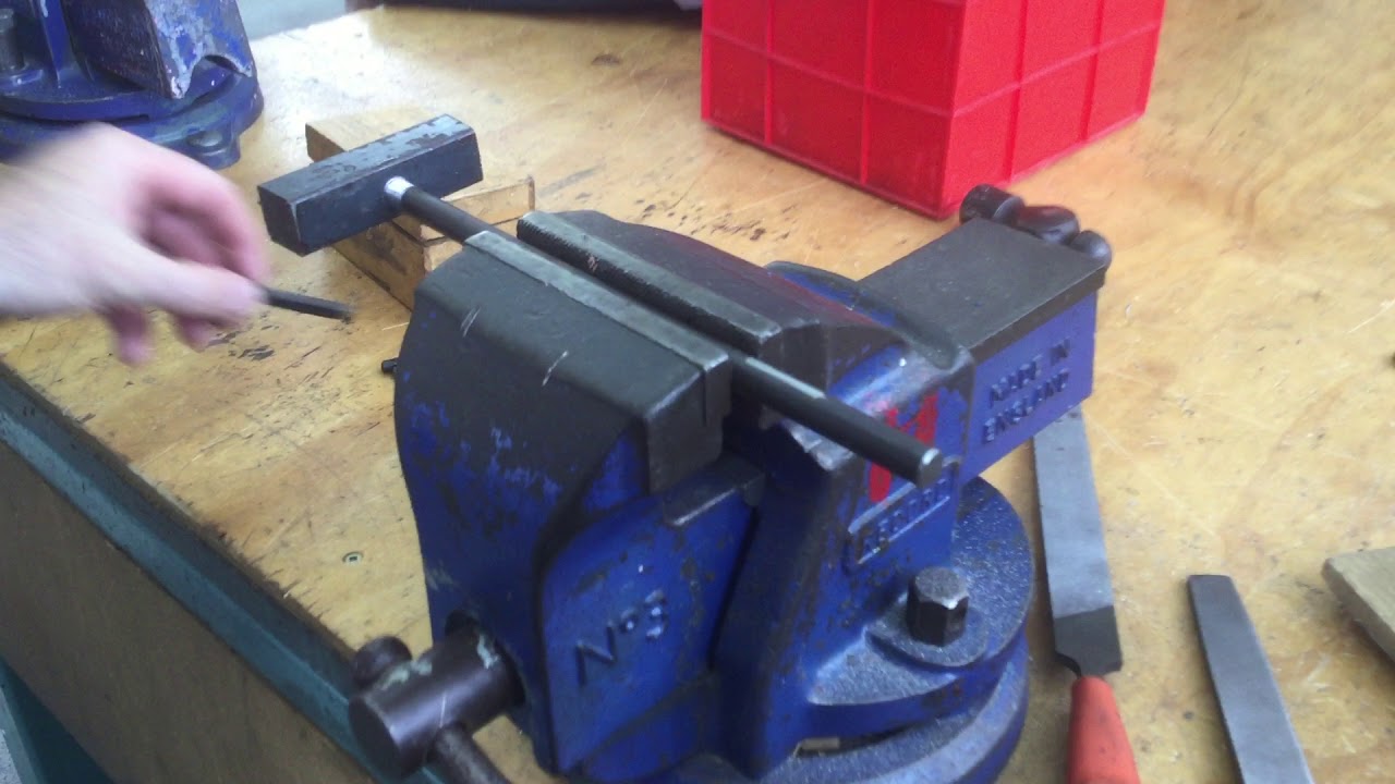 Yr 9 Filing and letter stamping your tack hammer handle.