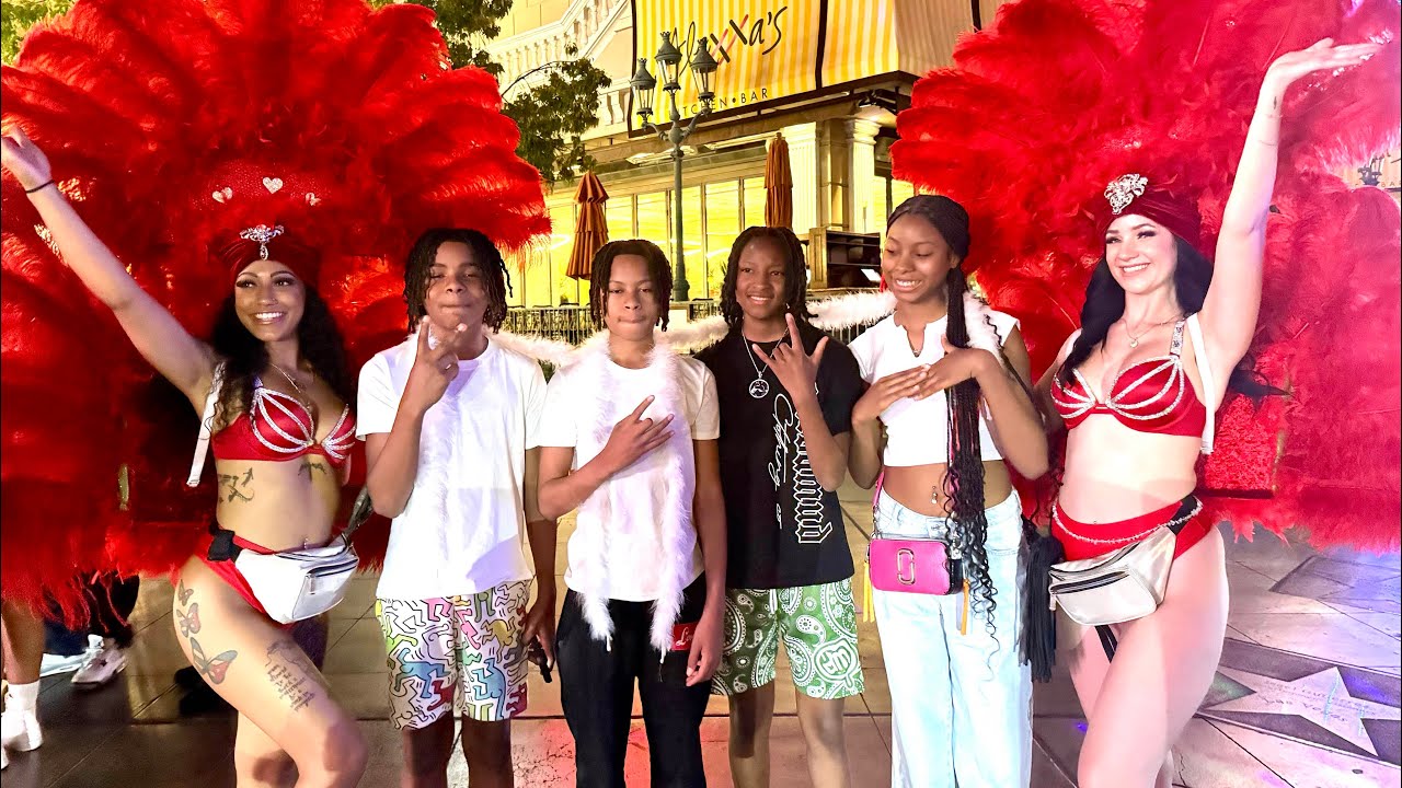 The Las Vegas Strip Was A Bit Much For The Kids 🙈| Jordans Birthday Trip 🎉