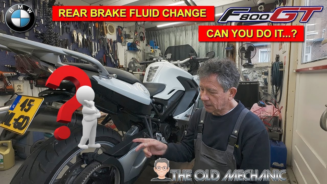 ⚠️ BMW F800GT Rear Brake Fluid Change – Step-by-Step Guide | The Old Mechanic ⚠️