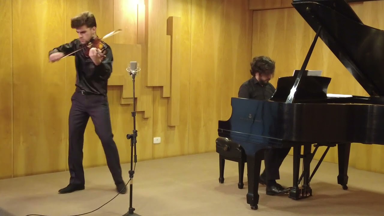 Beethoven Sonata n. 9 Op. 47 Kreutzer 1&ordm; mov. Guido Sant'anna, violino, Lucas Thomazinho, piano