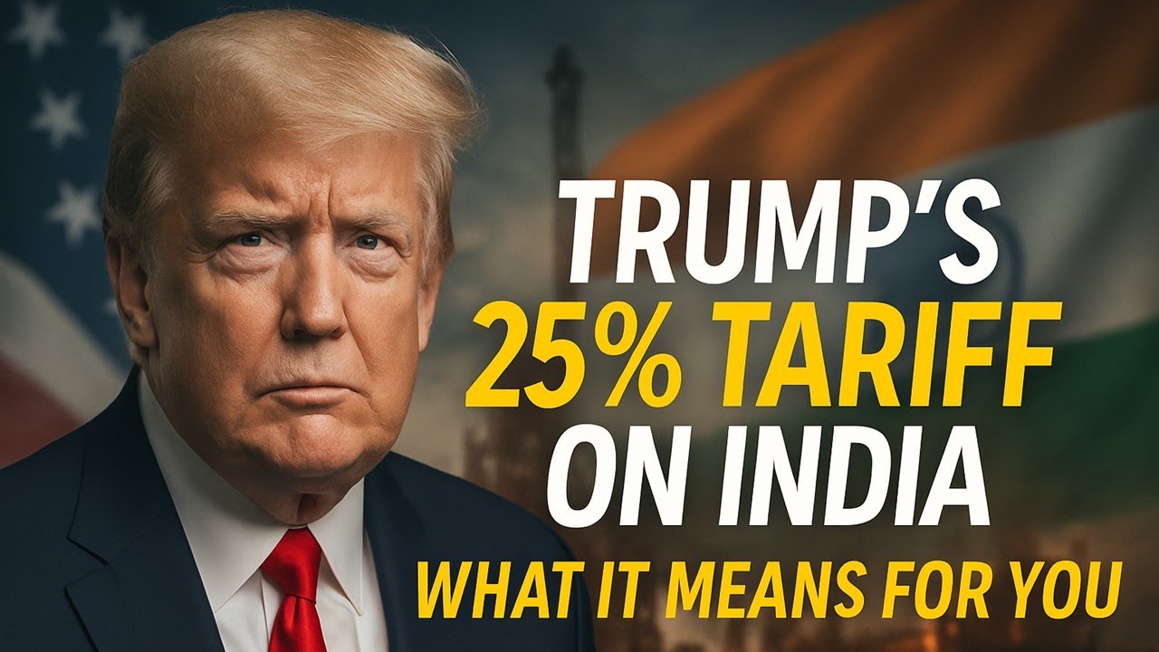 India Hit with 25% Tariff! How This Could Crash Export Stocks & Ruin Your Portfolio!