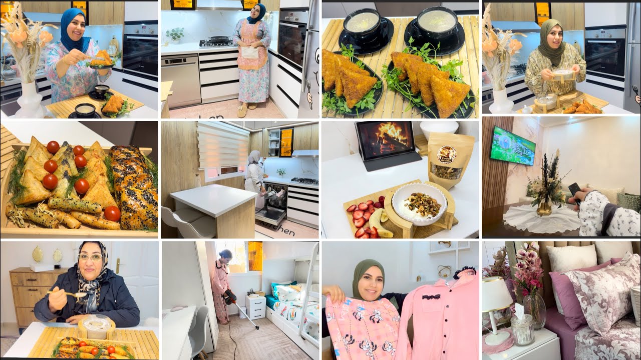 سجليهوم عندك برمضان🥰رجعنا للوصفات والروتينات🥰بشحال تقامت الكوزينة🥰كرانولا صحية🥰تهليت فيهوم بجامات 70