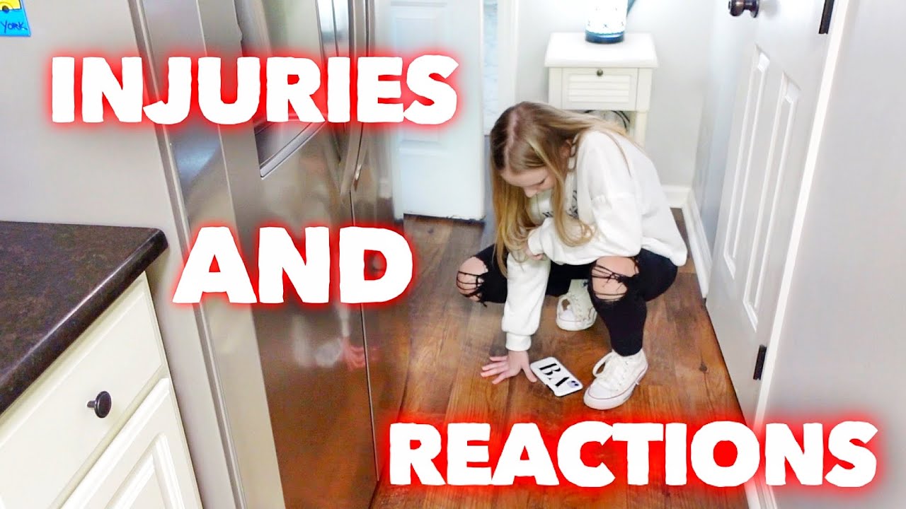INJURIES AND REACTIONS | Family 5 Vlogs